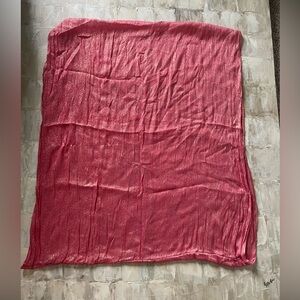 Pink Sparkly Infinity Scarf